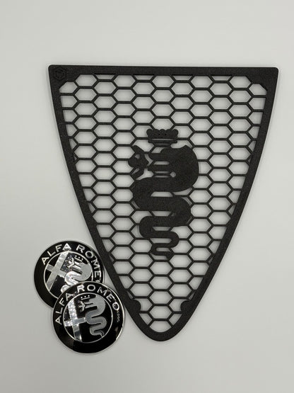 Griglia Anteriore A Nido D'Ape Per Alfa Romeo 147 2ª Serie (2004-2011) con biscione