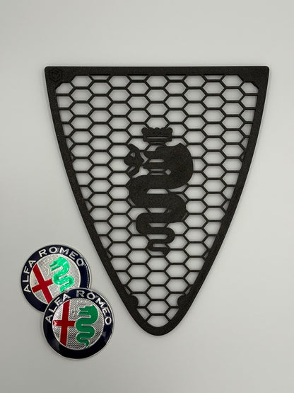 Griglia Anteriore A Nido D'Ape Per Alfa Romeo 147 2ª Serie (2004-2011) con biscione