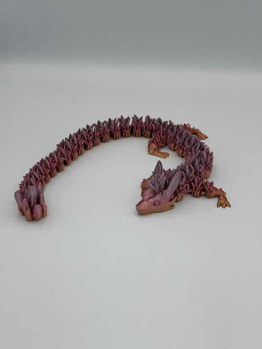 Articulated Crystal Dragon in Stampa 3D