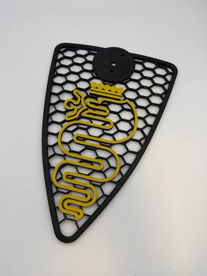 Griglia scudo A Nido D'Ape Alfa Romeo Mito 2008-2015 con biscione Stilizzato