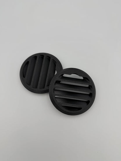 Coppia di bocchette diffusore aria compatibili con Fiat Panda 169 dal 2003 al 2012.