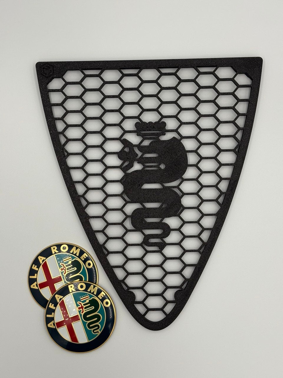 Griglia Anteriore A Nido D'Ape Per Alfa Romeo 147 2ª Serie (2004-2011) con biscione