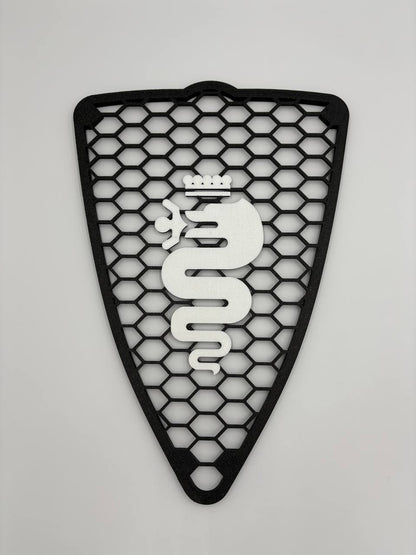 Griglia A Nido D'Ape Alfa Romeo Mito 2008-2015 Con Biscione