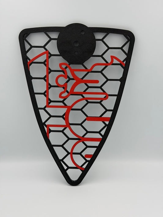 Griglia A Nido D'Ape Alfa Romeo Mito 2008-2015 con biscione stile junior TRAMA LARGA