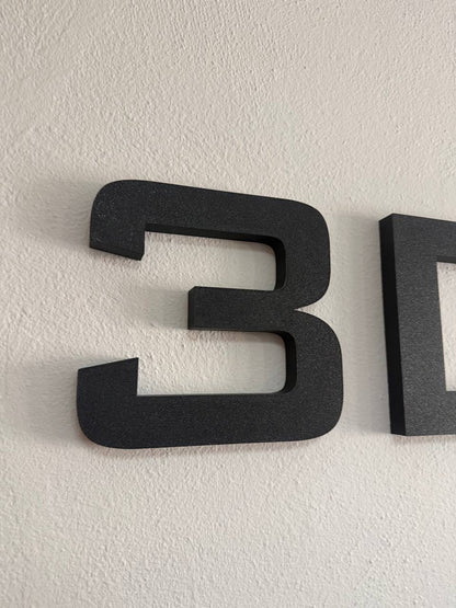 Lettere 3D Personalizzate per Insegne e Pareti - Scritte su Misura in Rilievo (5-20cm) con Biadesivo - Nomi e Loghi Aziendali Arredo Casa e Ufficio