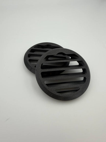 Coppia di bocchette diffusore aria compatibili con Fiat Panda 169 dal 2003 al 2012.