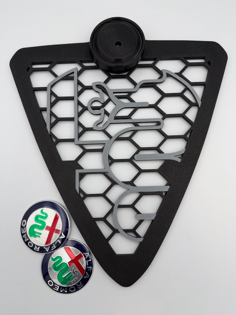 Griglia Scudo anteriore Nido D'Ape Per Alfa Romeo Giulietta new biscione