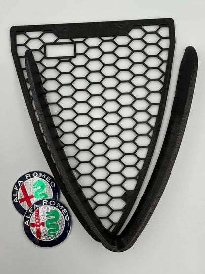 Alfa Romeo 159-Griglia a nido d'ape + bordo a V