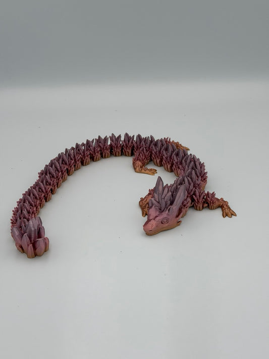 Articulated Crystal Dragon in Stampa 3D