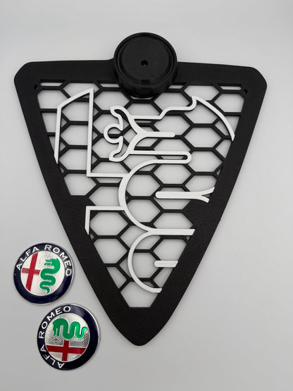 Griglia Scudo anteriore Nido D'Ape Per Alfa Romeo Giulietta new biscione