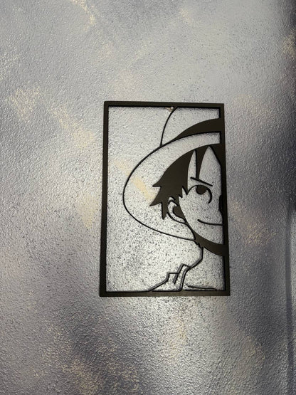 Luffy– ONE PIECE Wall Art in MDF Nero