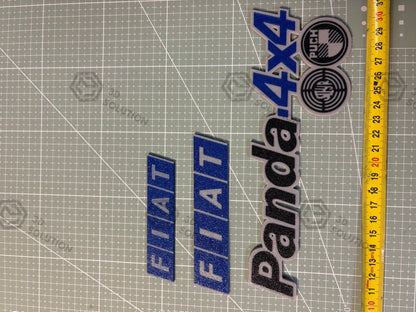 Kit Replica Fregi e Loghi per Fiat Panda 4x4