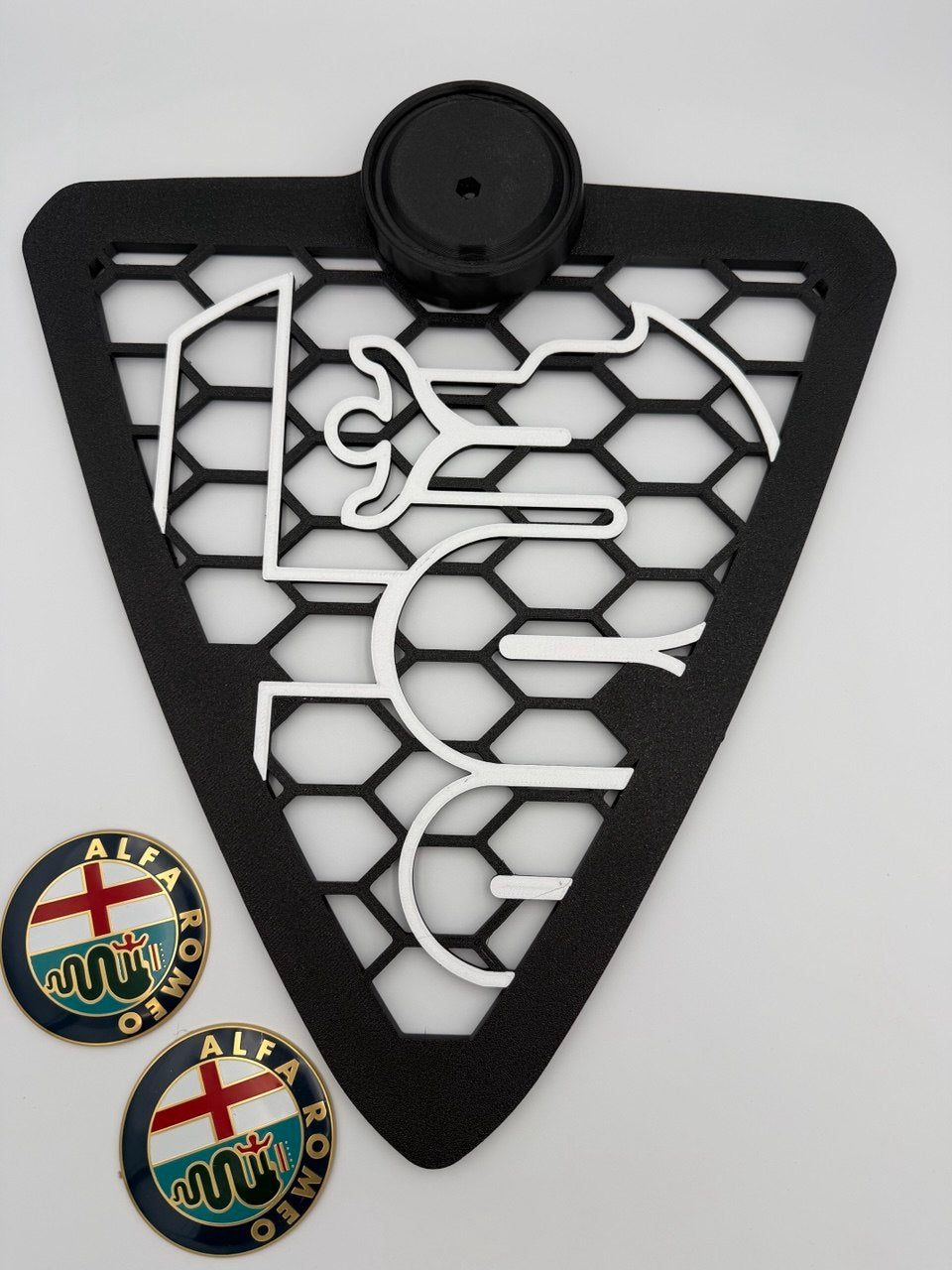 Griglia Scudo anteriore Nido D'Ape Per Alfa Romeo Giulietta new biscione