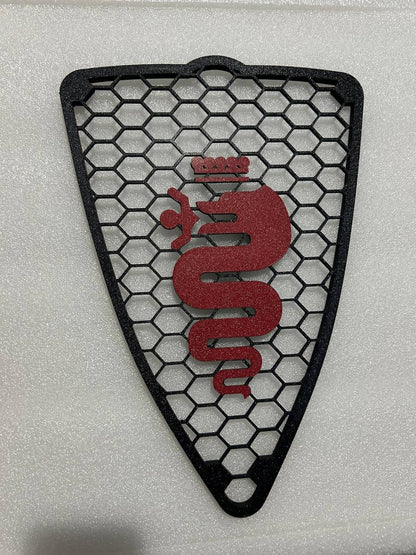 Griglia A Nido D'Ape Alfa Romeo Mito 2008-2015 Con Biscione