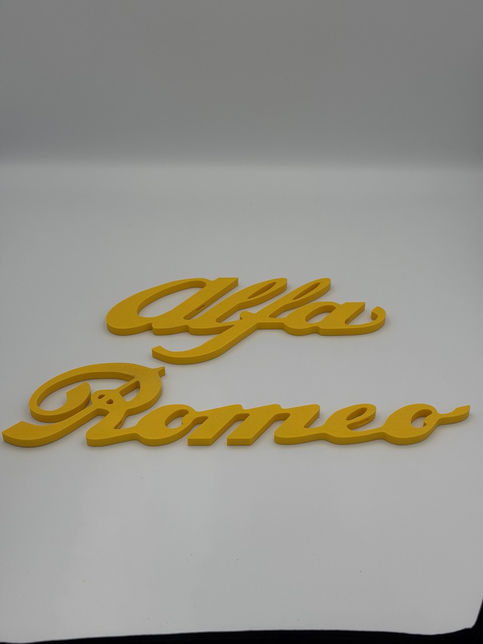 Scritta Logo Alfa Romeo Per Griglie Anteriori 35cm