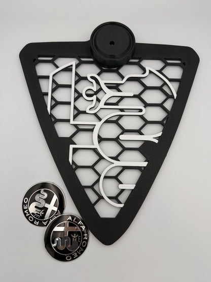 Griglia Scudo anteriore Nido D'Ape Per Alfa Romeo Giulietta new biscione