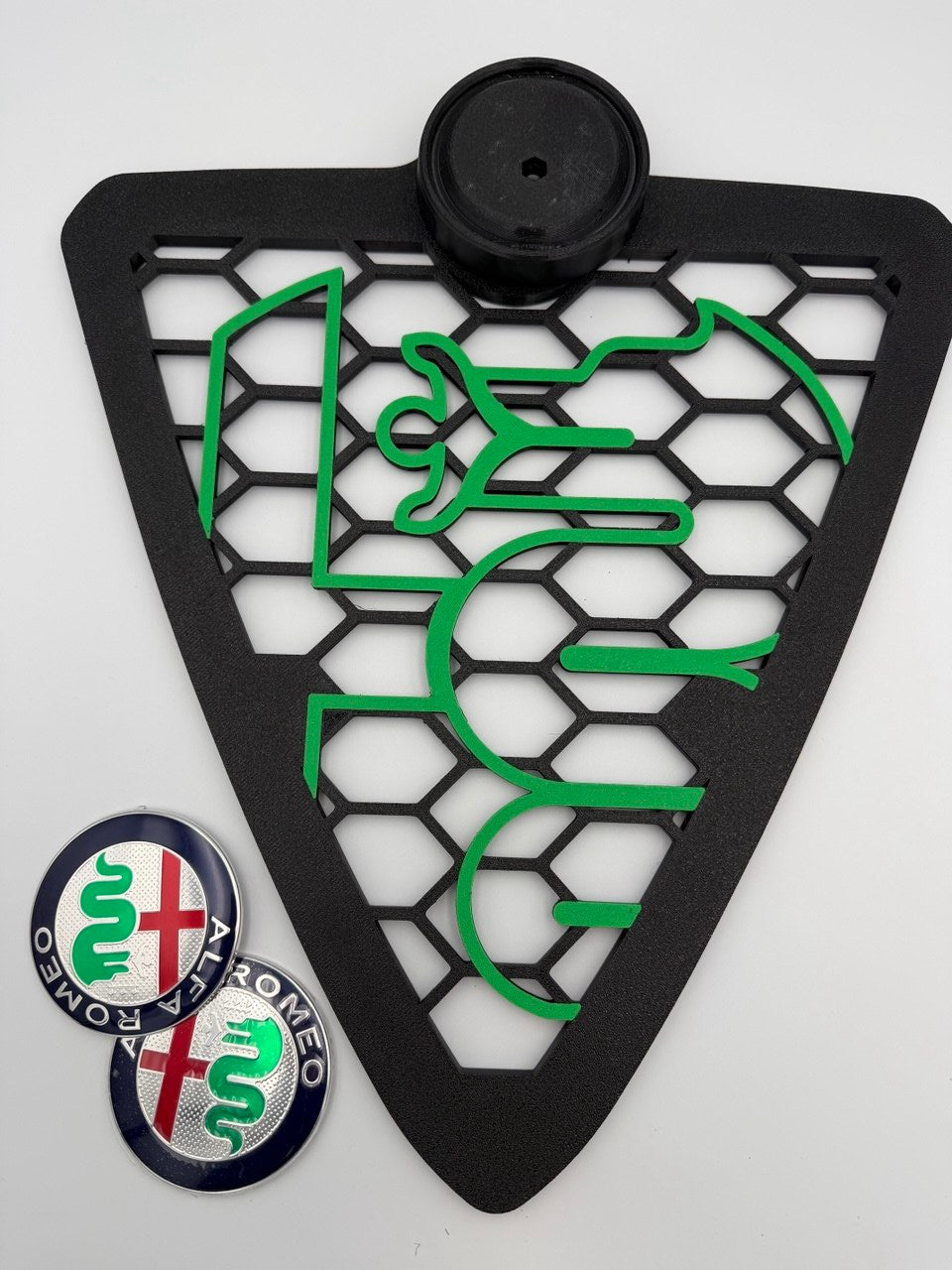 Griglia Scudo anteriore Nido D'Ape Per Alfa Romeo Giulietta new biscione