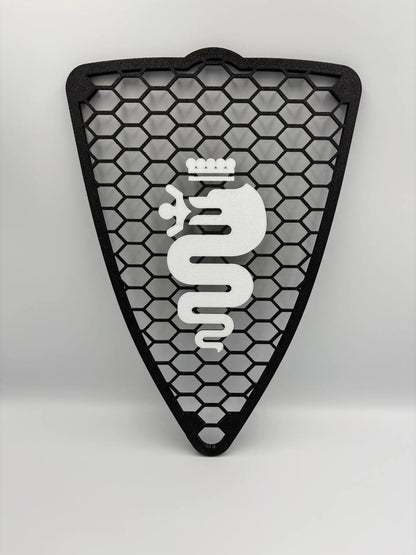 Griglia A Nido D'Ape Alfa Romeo Mito 2008-2015 Con Biscione