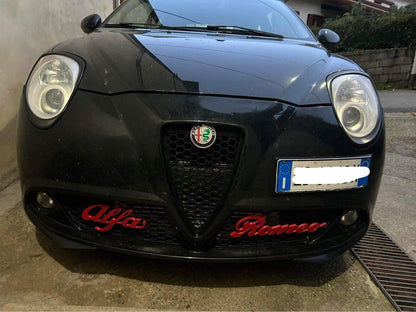 Scritta Logo Alfa Romeo Per Griglie Anteriori 35cm